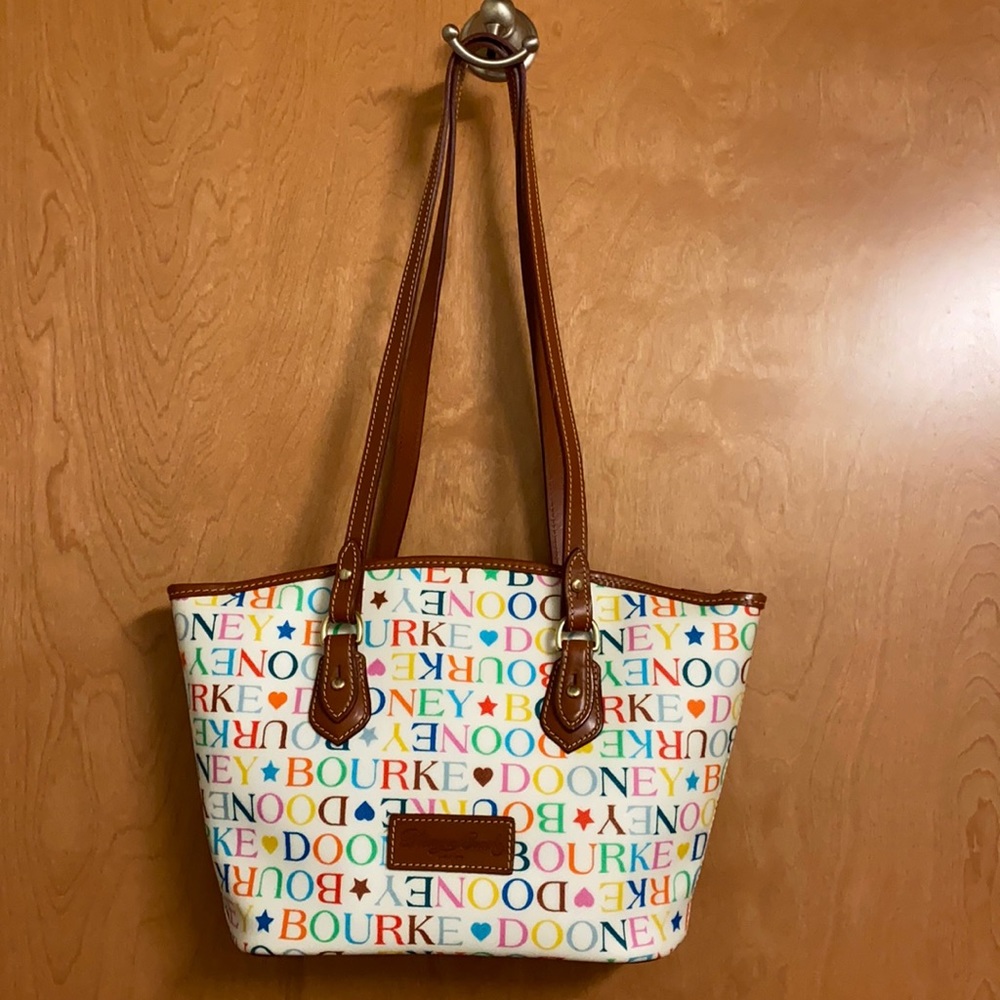 Dooney & Bourke Rainbow Monogram Bag